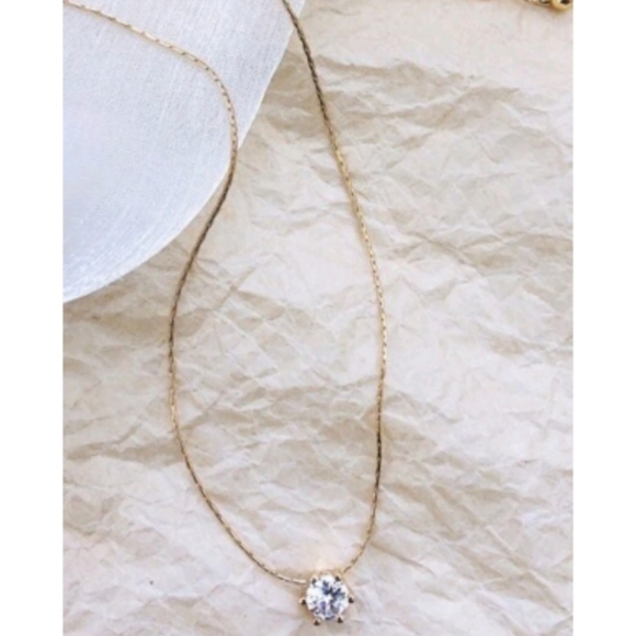 Anthropologie Olivia Classy Minimalist Necklace - Picture 4 of 6